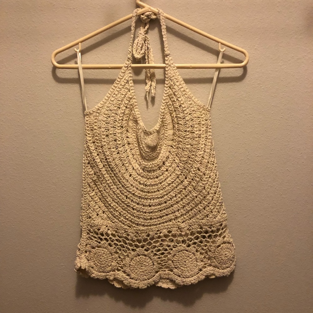 Crochet festival halter top